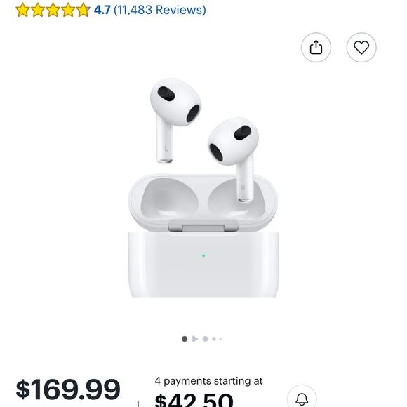 AirPod Pro (3rd Generation) WORN ONCE!!!